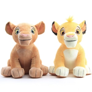 Simba en Nala Pluche Disney Lion King Pluche a7796c561c033735a2eb6c: Geel|Oranje