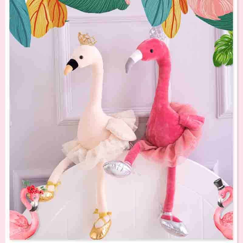Witte Flamingo Pluche Roze Flamingo Pluche Dieren 87aa0330980ddad2f9e66f: 35cm