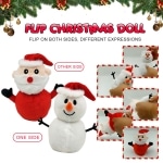 Omkeerbaar sneeuwpop pluche - kerstman pluche a7796c561c033735a2eb6c: Rood