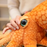 Reuze Octopus Pluche "Koning van de Oceanen" Octopus Pluche Dieren 87aa0330980ddad2f9e66f: 55cm|80cm