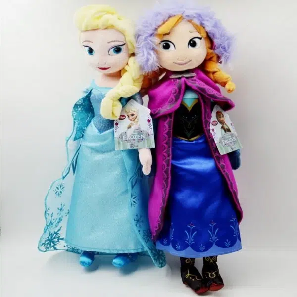 Set van 2 Prinses Elsa en Anna Pluche Disney Sneeuwkoningin a7796c561c033735a2eb6c: Paars