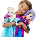 Set van 2 Prinses Elsa en Anna Pluche Disney Sneeuwkoningin a7796c561c033735a2eb6c: Paars