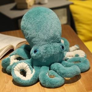 Schattige Blauwe Octopus Pluche Dier 87aa0330980ddad2f9e66f: 30cm|45cm|65cm|90cm