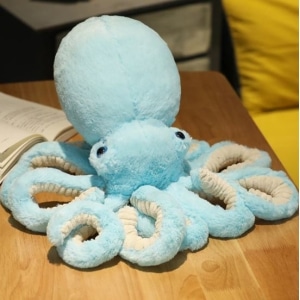 Schattige Licht Blauwe Octopus Pluche Dier 87aa0330980ddad2f9e66f: 30cm|45cm|65cm|90cm