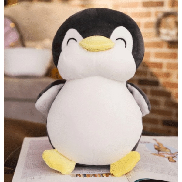 Zwarte lachende pinguïn pluche dier 87aa0330980ddad2f9e66f: 30cm|45cm|55cm