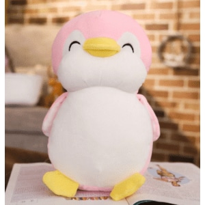 Roze lachende pinguïn pluche dier 87aa0330980ddad2f9e66f: 30cm|45cm|55cm