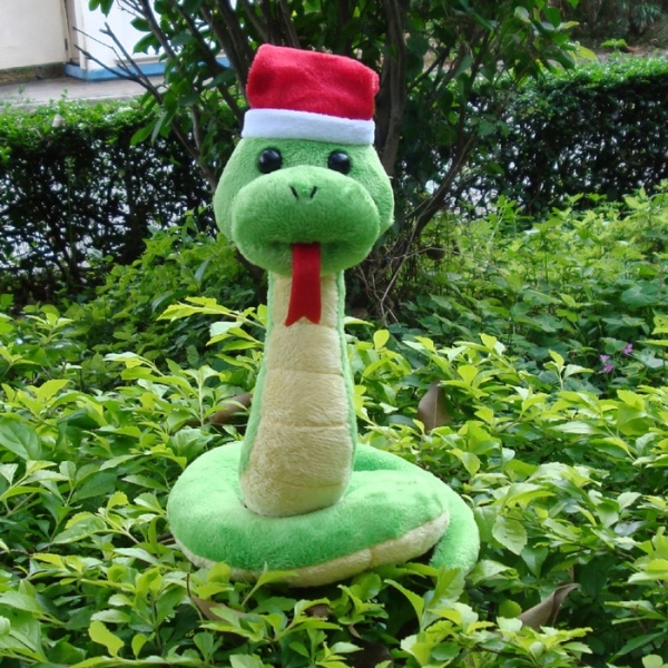 Slangenpluche Kerstmis Slangenpluche Dierenpluche Leeftijdsbereik: > 3 jaar