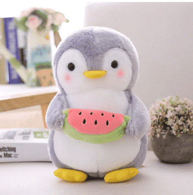 Watermeloen pinguïn pluche - knuffel • Mijn Knuffel