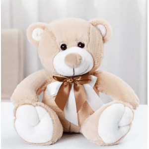 Beige teddybeer strik Valentijnsdag Pluche 87aa0330980ddad2f9e66f: 33cm