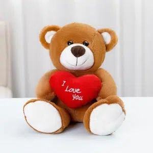 Bruine pluche beer liefde Valentijnsdag Pluche 87aa0330980ddad2f9e66f: 33cm