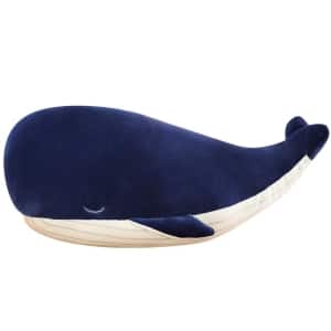 Grote blauwe walvis Pluche dierlijke walvis Materiaal: Katoen