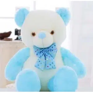 Blauwe teddybeer kawaii pluche dier Materiaal: Katoen