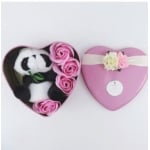 Panda pluche roze doos Valentijnsdag Materiaal: Katoen