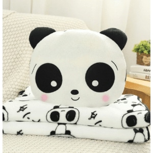 Verlegen panda pluche met deken Panda pluche Dieren Leeftijdscategorie: > 3 jaar
