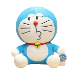 Doraemon pluche met onverschillig gezicht Pluche Dieren Pluche Kat Materiaal: Katoen