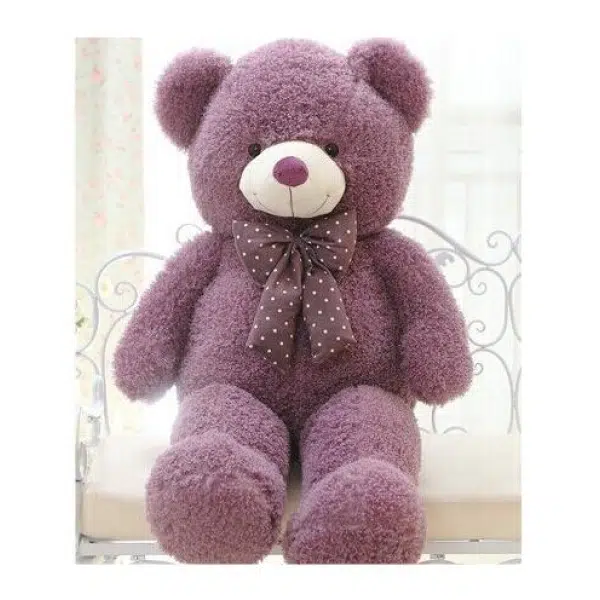 voorbeeld Barmhartig Rationeel Grote paarse teddybeer - knuffel • Mijn Knuffel