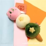 Kirby pluche in groen blad Video game pluche Kirby pluche Materiaal: Katoen