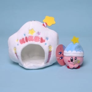 Kirby pluche in zijn witte ster Video game pluche Kirby pluche Materiaal: Katoen
