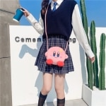 Kirby Plush Video Game Schoudertas Kirby Plush Rugzak Materiaal: Katoen
