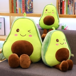 Avocado pluche speelgoed 30-85cm, Kawaii pluche kussen voor kinderen, verjaardagscadeau Uncategorized a7796c561c033735a2eb6c: groen