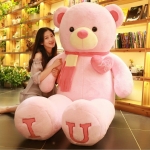 Teddybeer met "Love" T-shirt Valentijnsdag Pluche a7796c561c033735a2eb6c: Bruin|Zwart|Roze|Rood