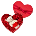 Zeep Rozen Gift Box met Leuke Teddybeer Uncategorized a7796c561c033735a2eb6c: Roze|Rood