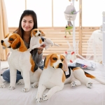 Reuze pluche beagle voor kinderen, 30-90cm, realistisch pluche dier, cadeau, huisdecoratie Pluche Dieren Hond a75a4f63997cee053ca7f1: 30cm|40cm|50cm|60cm|75cm|90cm