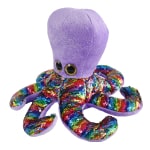 Athoinsu - zacht glitter octopus pluche, 10 inch, glitter zeeleven dier speelgoed, met opvouwbare glitter, voor verjaardag, voor peuters Pluche Dieren Octopus Merknaam: Athoinsu