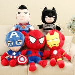Marvel Avengers pluche speelgoed, 27cm, helden, Spiderman, Captain America, Iron Man, film poppen, kerstcadeaus voor kinderen, nieuwe collectie Disney pluche a75a4f63997cee053ca7f1: 27cm