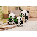 Mama en baby panda pluche speelgoed Dierenpluche Panda Materiaal: Katoen