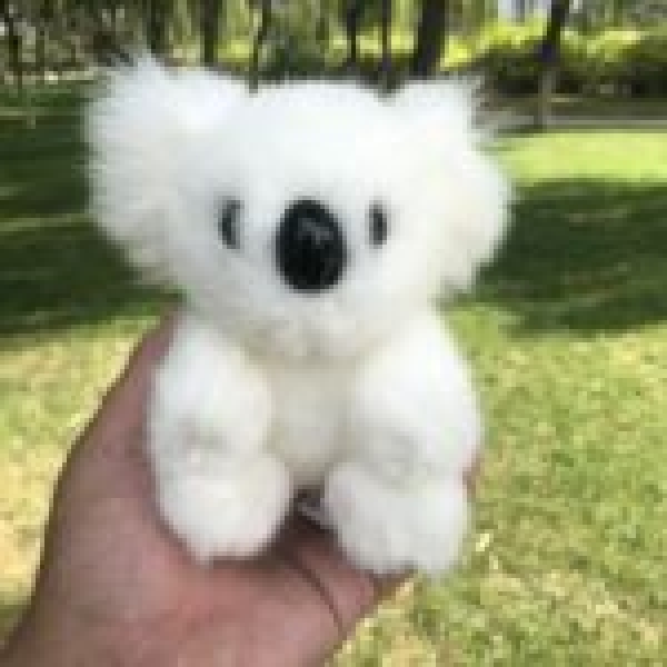 Kleine harige koala - knuffel Petite peluche de koala poilu Peluche Animaux Peluche Koala Couleur Blanc Taille 16cm