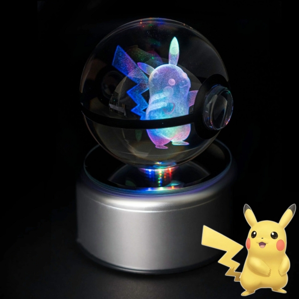 Pokemon Crystal Light Pokéball - knuffel pokemon kristal licht pokeball scaled