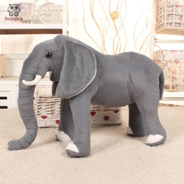 Realistische olifantenpluche voor kinderen