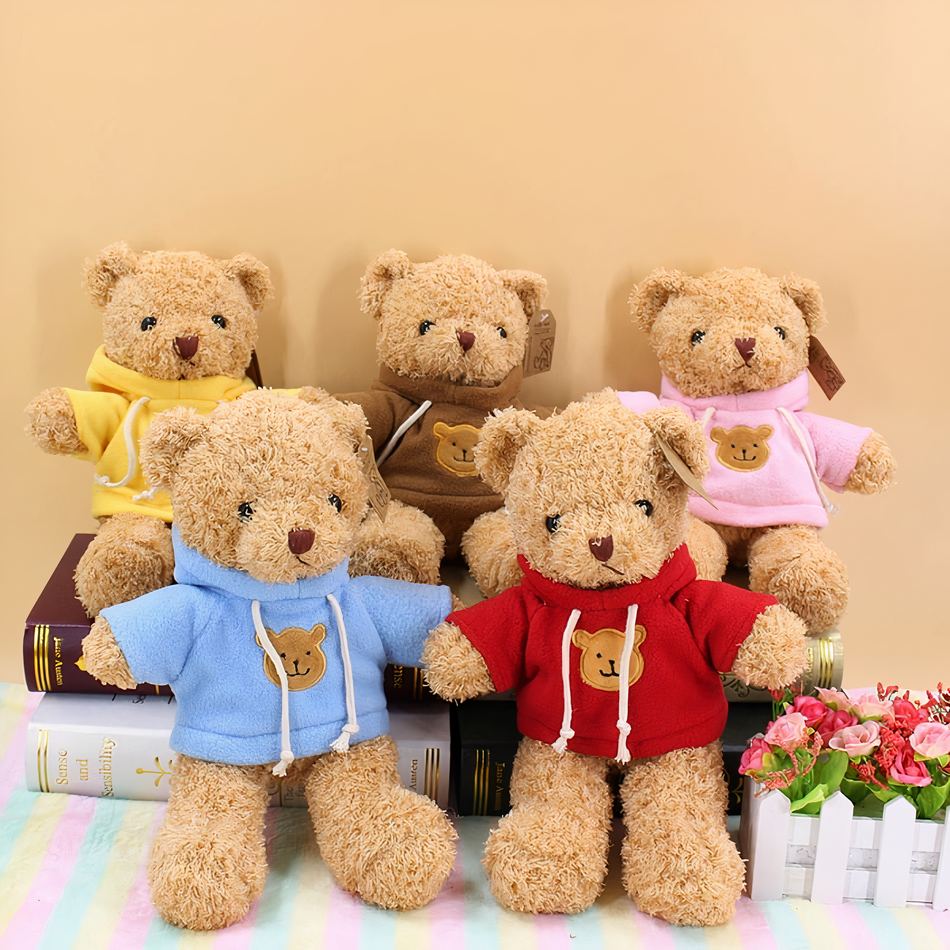 Bruine teddybeer trui knuffel • Mijn Knuffel