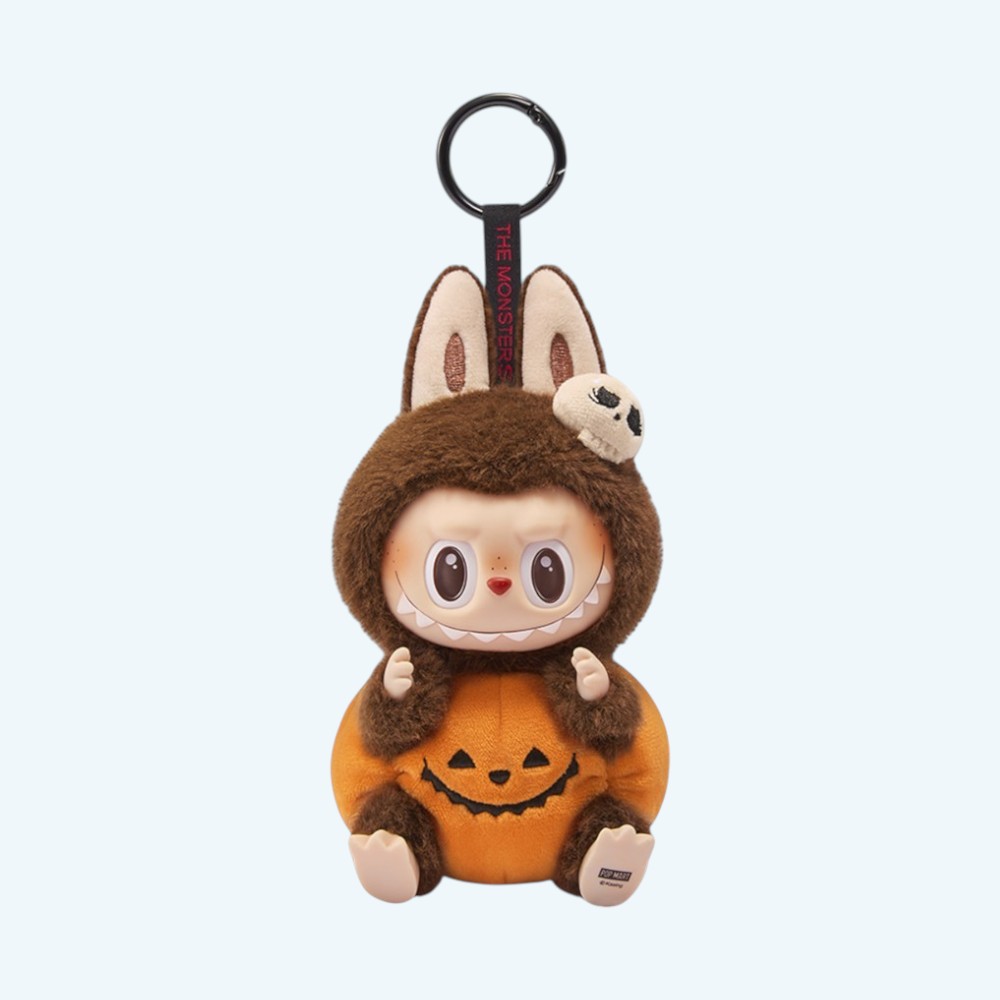 Labubu ふせん Labubu knuffel verkleed als pompoen • Mijn Knuffel