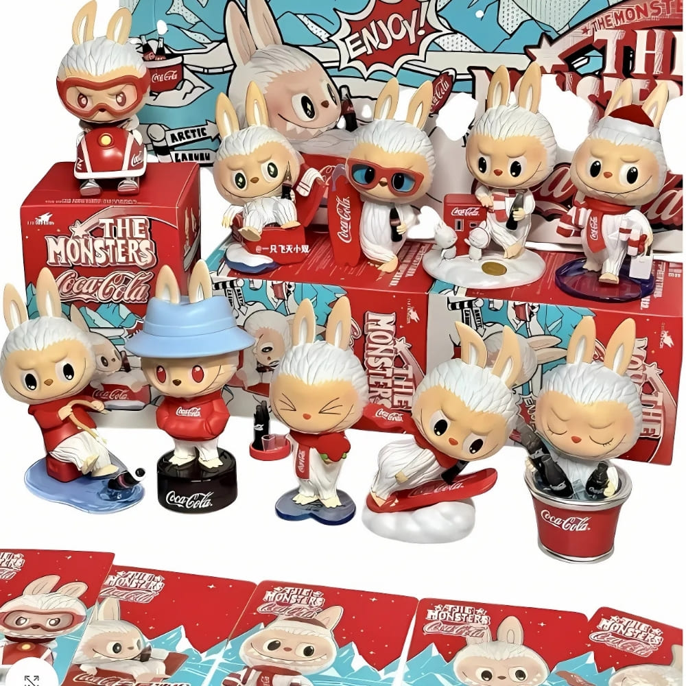 Mystery box stijl Labubu Coca-Cola – The monsters • Mijn Knuffel